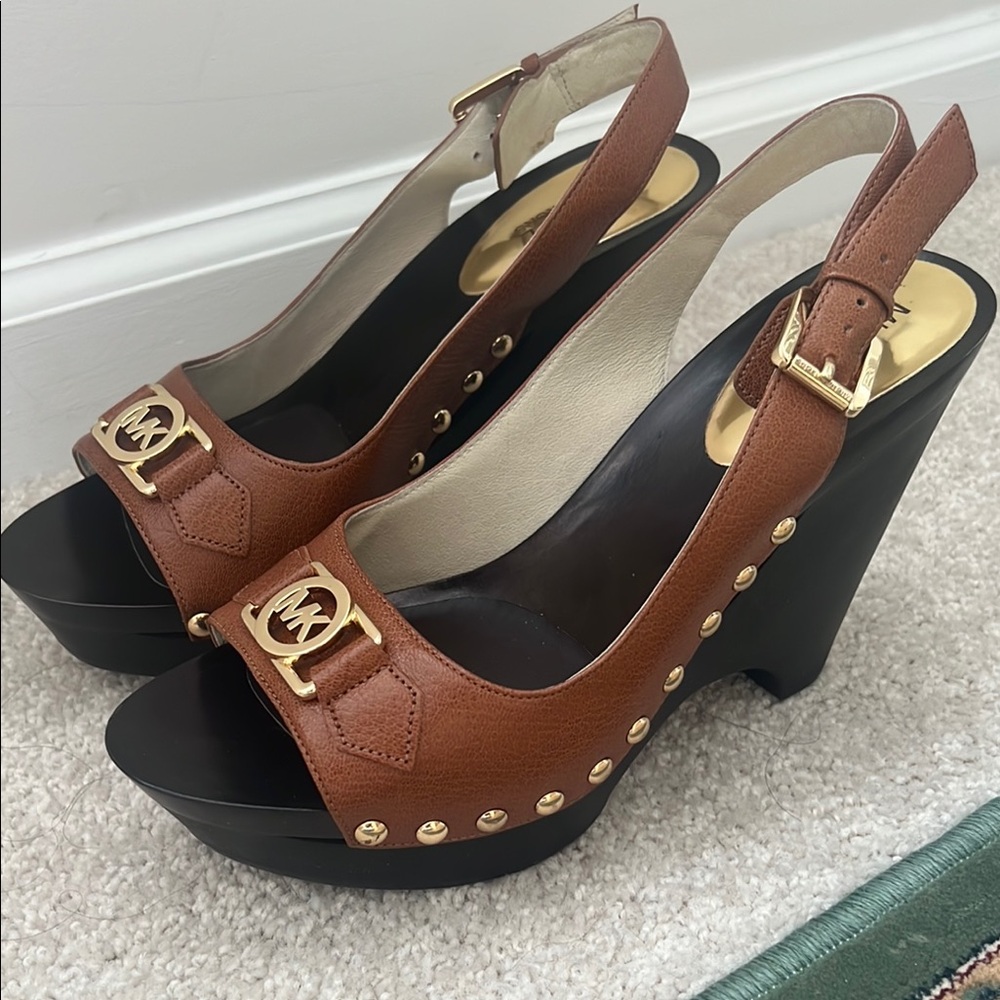 Michael Kors Charm Sling Wedges